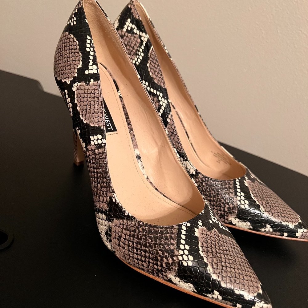 Nine West Snake Skin High Heels